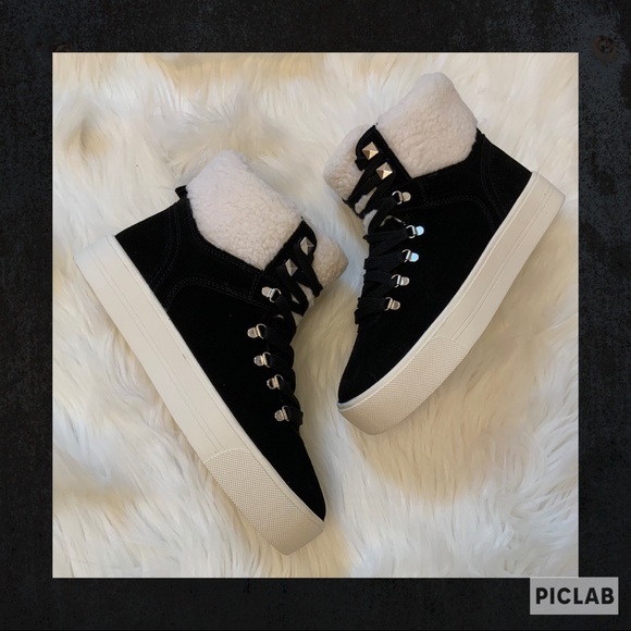 sneaker booties black